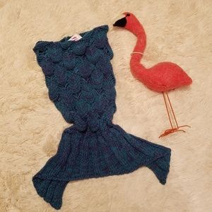Baby mermaid tail blanket photo prop